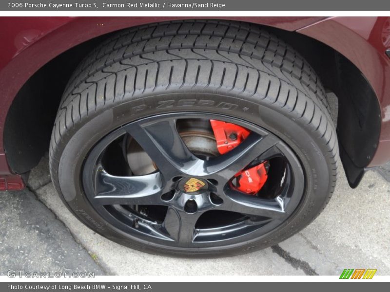 Carmon Red Metallic / Havanna/Sand Beige 2006 Porsche Cayenne Turbo S