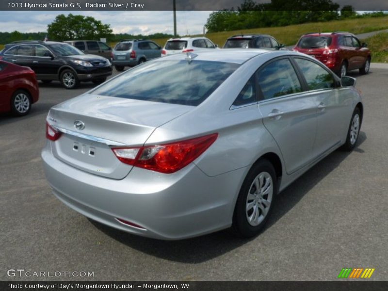 Radiant Silver / Gray 2013 Hyundai Sonata GLS