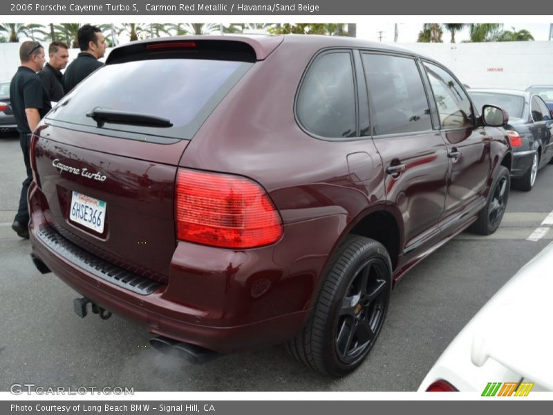 Carmon Red Metallic / Havanna/Sand Beige 2006 Porsche Cayenne Turbo S