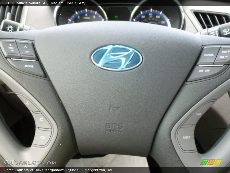 Radiant Silver / Gray 2013 Hyundai Sonata GLS