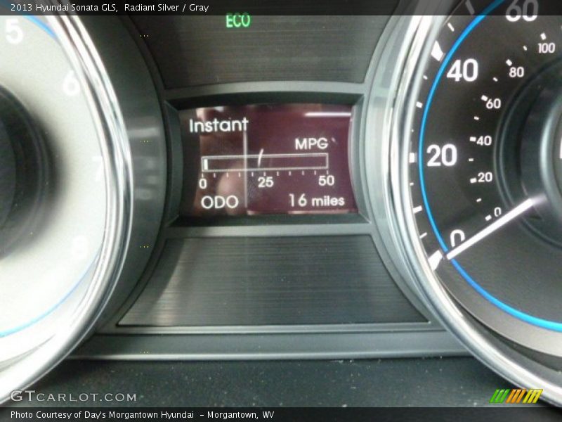 Radiant Silver / Gray 2013 Hyundai Sonata GLS