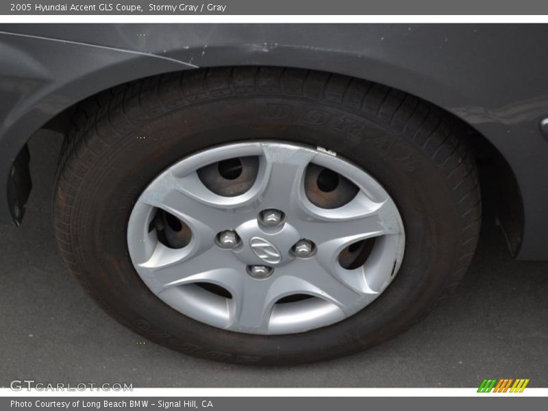 Stormy Gray / Gray 2005 Hyundai Accent GLS Coupe