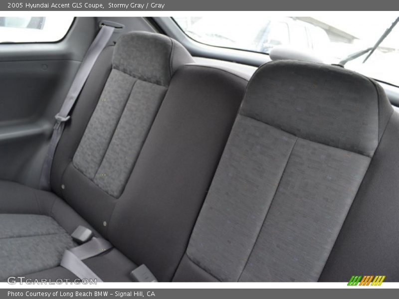 Stormy Gray / Gray 2005 Hyundai Accent GLS Coupe
