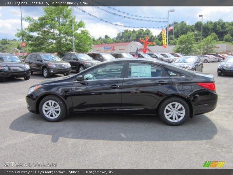 Midnight Black / Gray 2013 Hyundai Sonata GLS