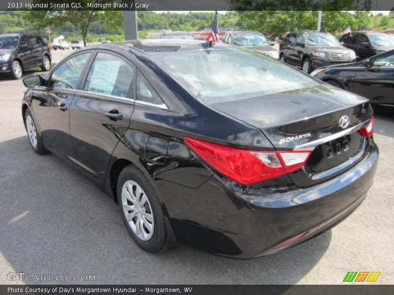 Midnight Black / Gray 2013 Hyundai Sonata GLS