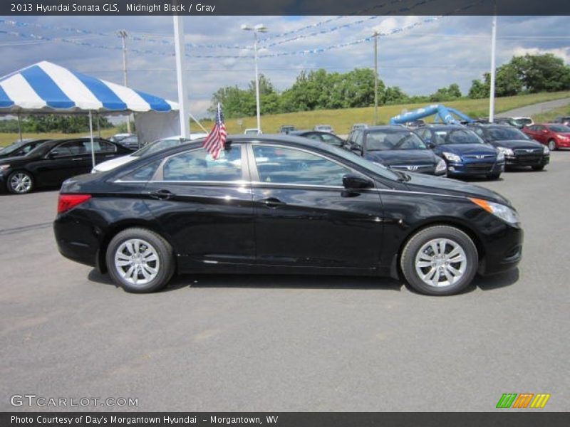 Midnight Black / Gray 2013 Hyundai Sonata GLS