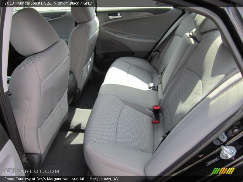 Midnight Black / Gray 2013 Hyundai Sonata GLS