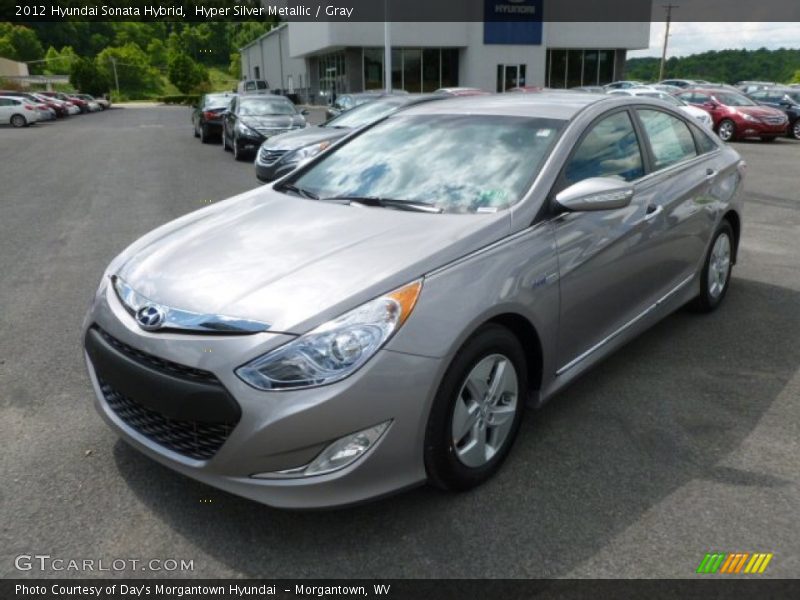 Hyper Silver Metallic / Gray 2012 Hyundai Sonata Hybrid