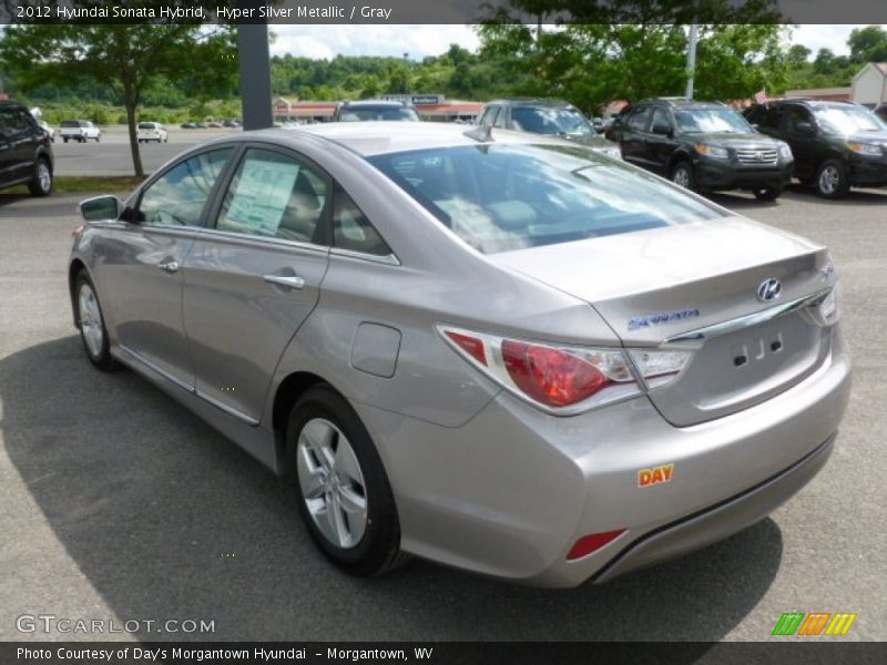 Hyper Silver Metallic / Gray 2012 Hyundai Sonata Hybrid