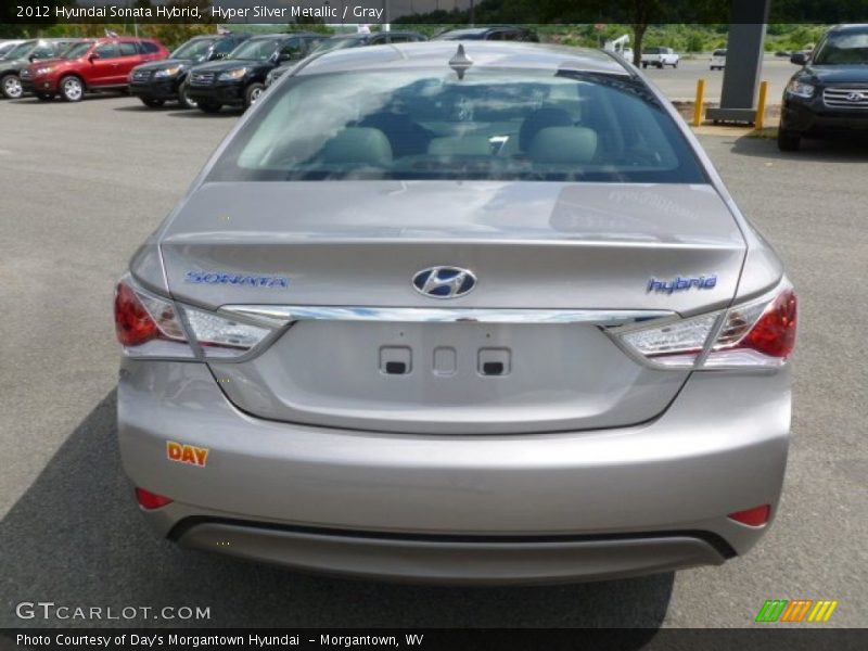 Hyper Silver Metallic / Gray 2012 Hyundai Sonata Hybrid