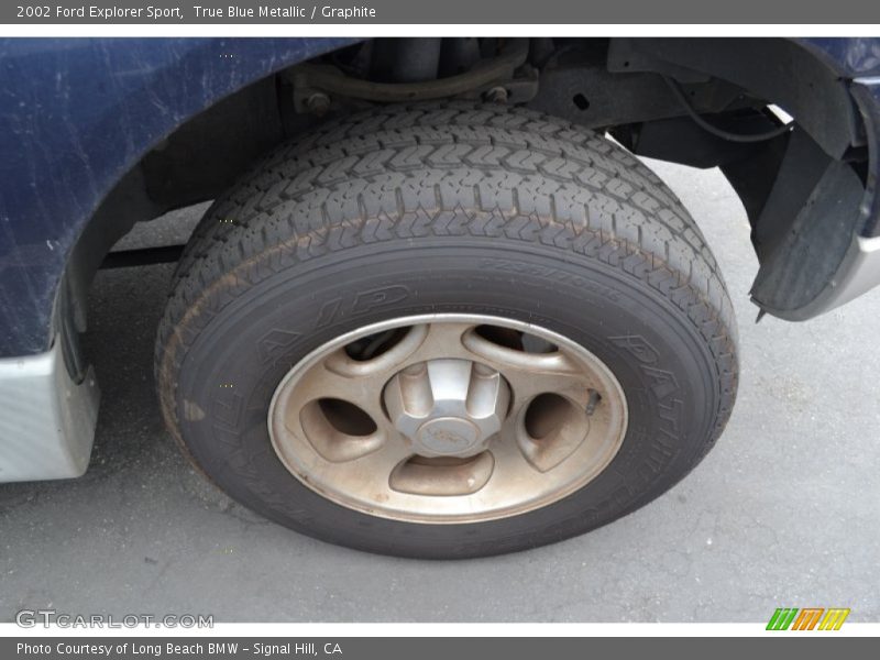 True Blue Metallic / Graphite 2002 Ford Explorer Sport