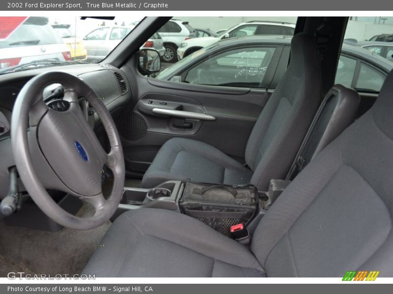 True Blue Metallic / Graphite 2002 Ford Explorer Sport