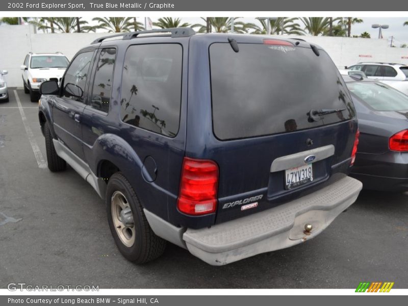 True Blue Metallic / Graphite 2002 Ford Explorer Sport