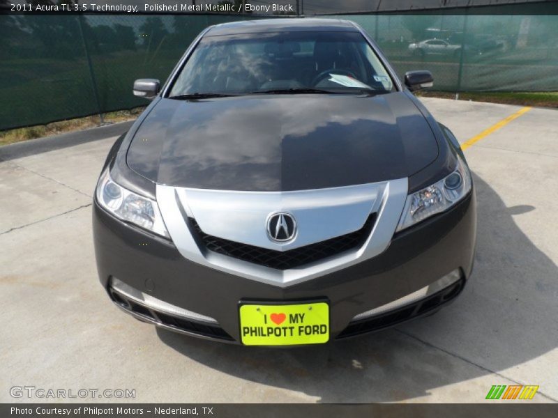 Polished Metal Metallic / Ebony Black 2011 Acura TL 3.5 Technology