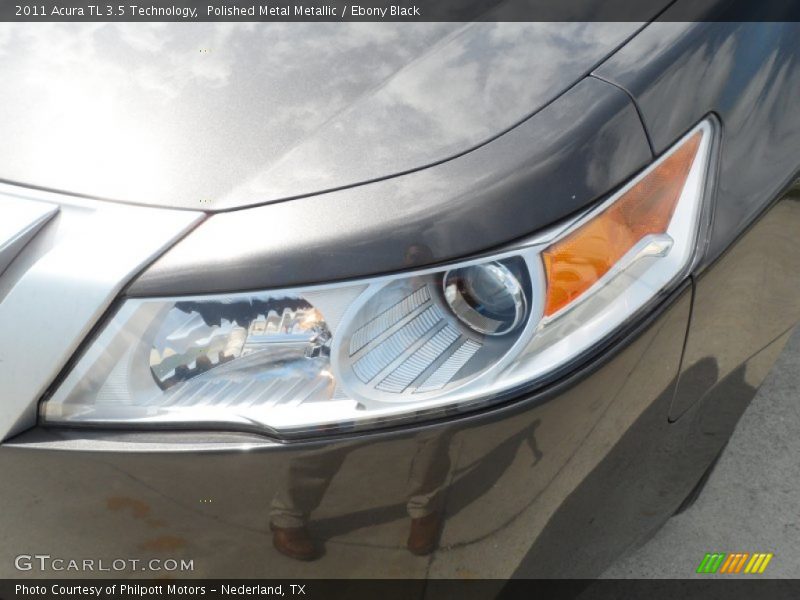 Polished Metal Metallic / Ebony Black 2011 Acura TL 3.5 Technology
