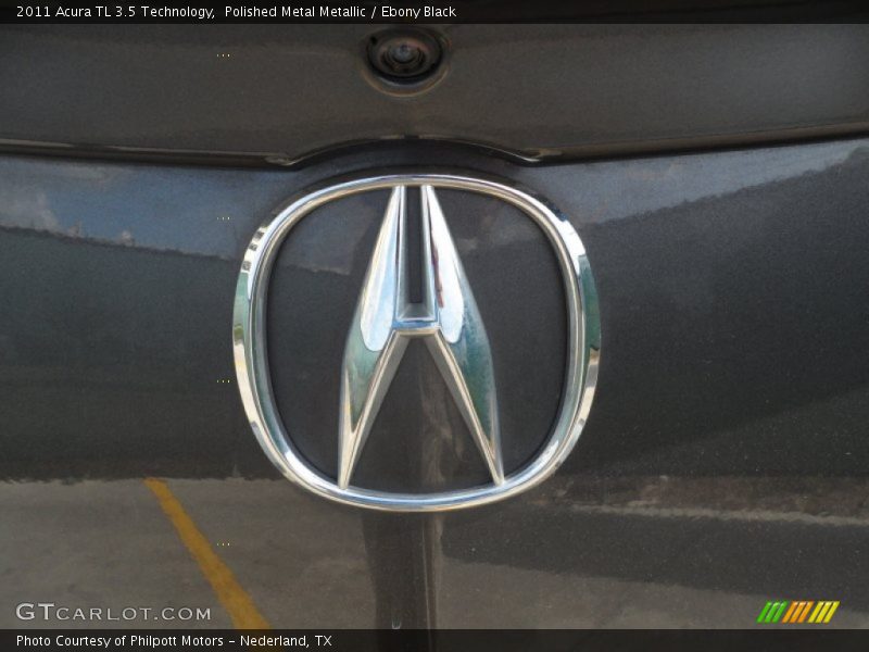 Polished Metal Metallic / Ebony Black 2011 Acura TL 3.5 Technology