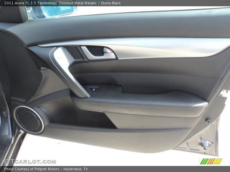 Polished Metal Metallic / Ebony Black 2011 Acura TL 3.5 Technology
