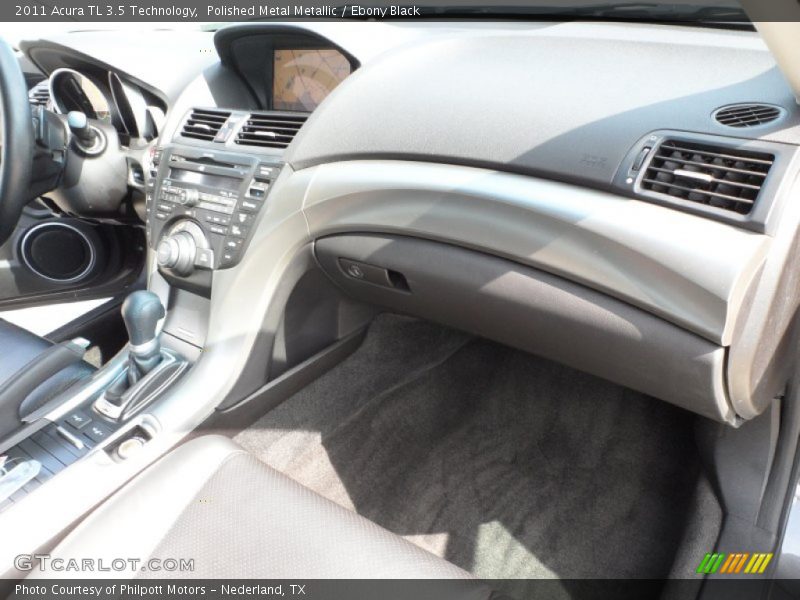 Polished Metal Metallic / Ebony Black 2011 Acura TL 3.5 Technology