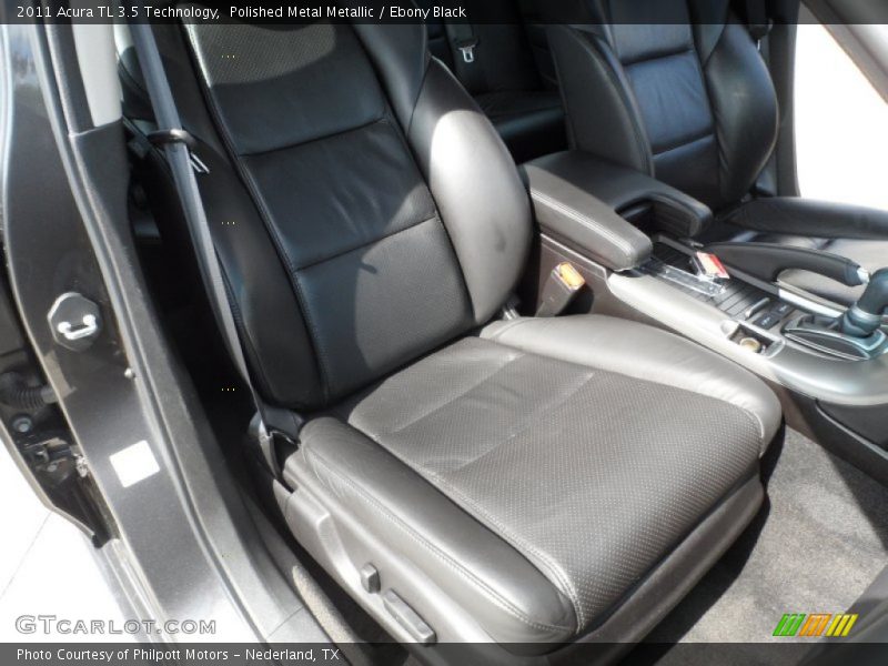 Polished Metal Metallic / Ebony Black 2011 Acura TL 3.5 Technology
