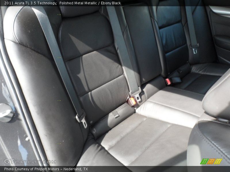 Polished Metal Metallic / Ebony Black 2011 Acura TL 3.5 Technology