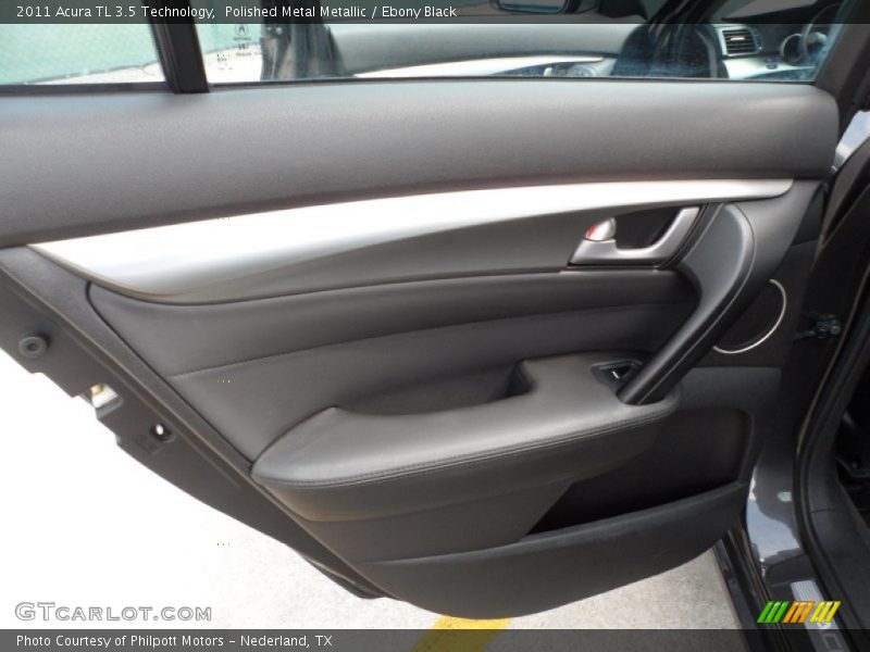 Polished Metal Metallic / Ebony Black 2011 Acura TL 3.5 Technology