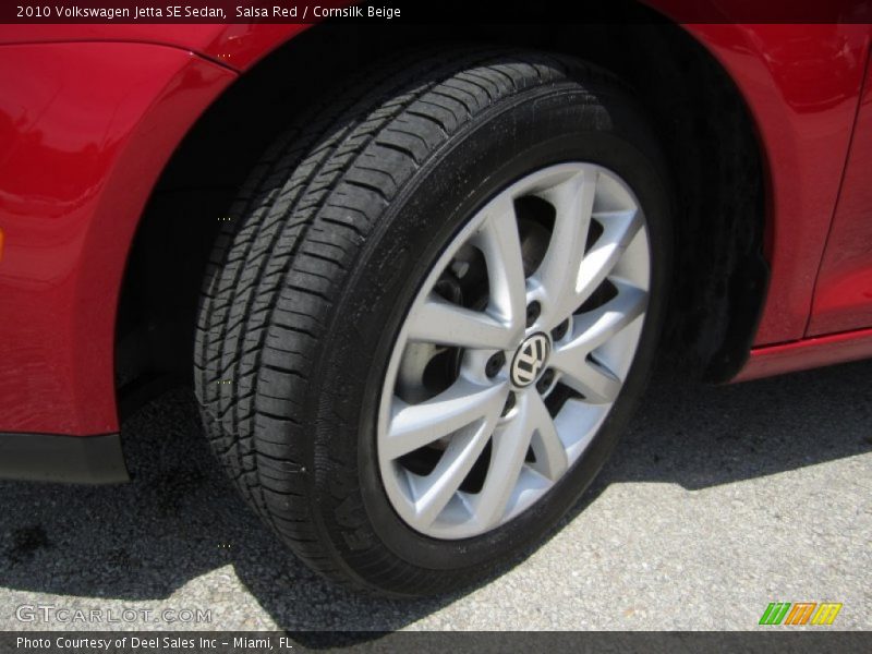 Salsa Red / Cornsilk Beige 2010 Volkswagen Jetta SE Sedan