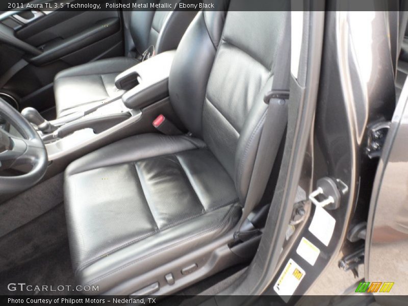Polished Metal Metallic / Ebony Black 2011 Acura TL 3.5 Technology