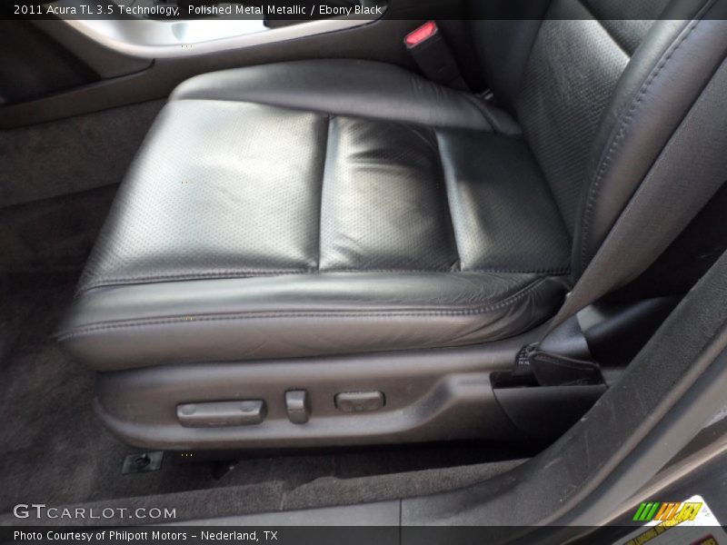 Polished Metal Metallic / Ebony Black 2011 Acura TL 3.5 Technology