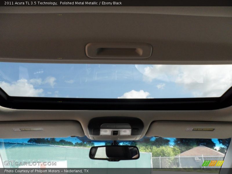 Polished Metal Metallic / Ebony Black 2011 Acura TL 3.5 Technology