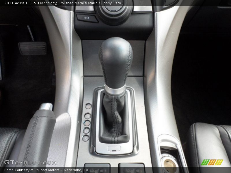 Polished Metal Metallic / Ebony Black 2011 Acura TL 3.5 Technology