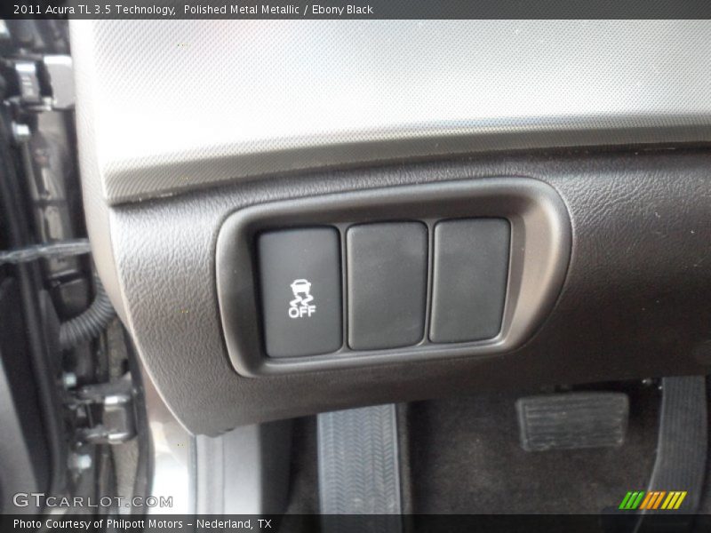 Polished Metal Metallic / Ebony Black 2011 Acura TL 3.5 Technology