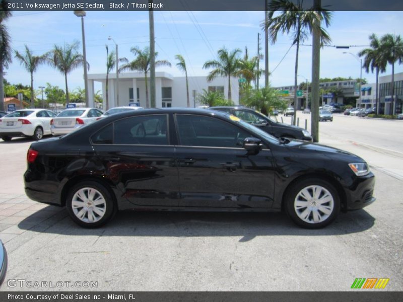 Black / Titan Black 2011 Volkswagen Jetta SE Sedan