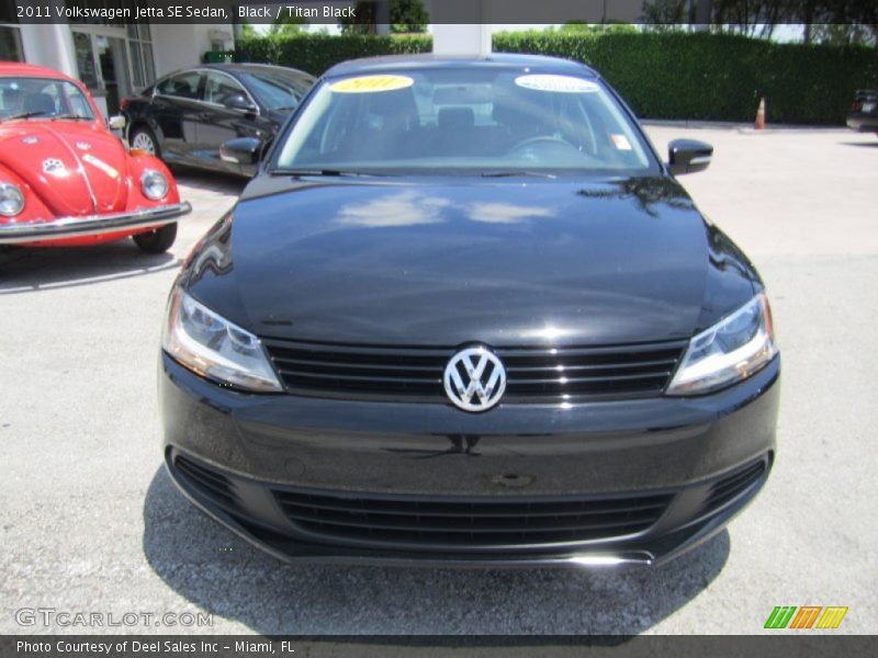 Black / Titan Black 2011 Volkswagen Jetta SE Sedan