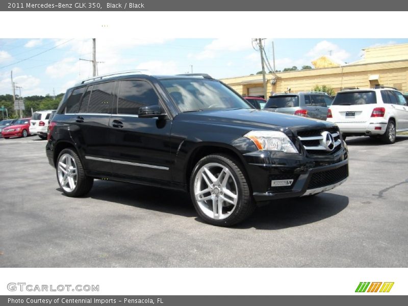 Black / Black 2011 Mercedes-Benz GLK 350