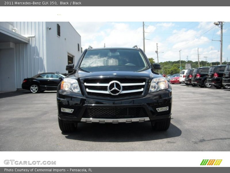 Black / Black 2011 Mercedes-Benz GLK 350