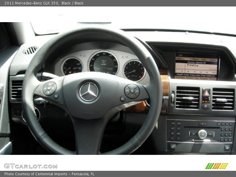 Black / Black 2011 Mercedes-Benz GLK 350