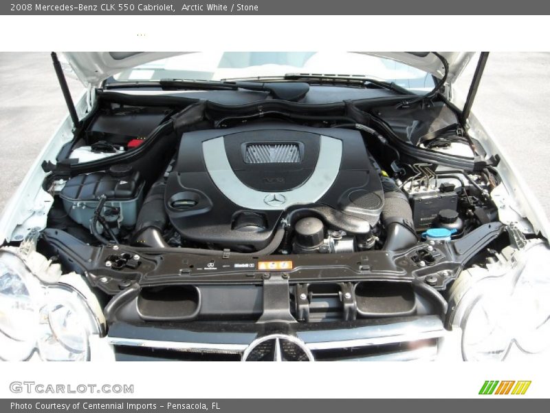  2008 CLK 550 Cabriolet Engine - 5.5 Liter DOHC 32-Valve VVT V8