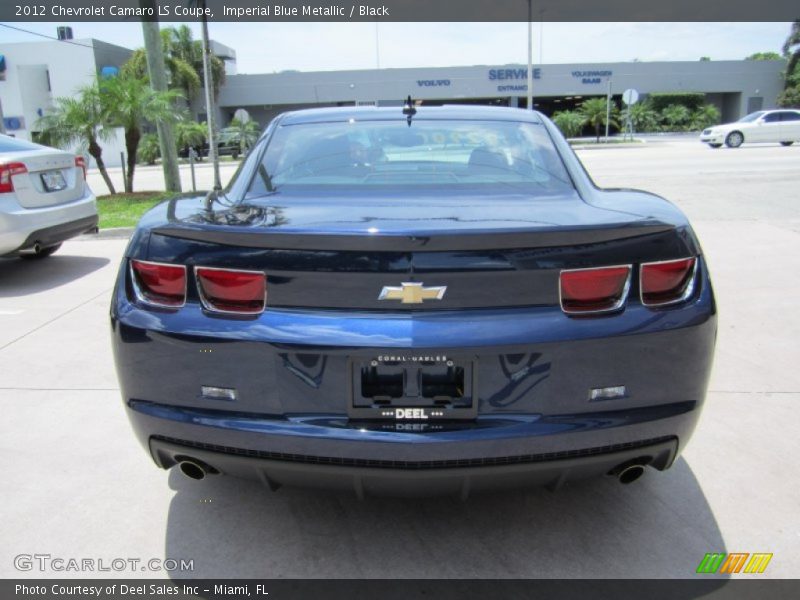 Imperial Blue Metallic / Black 2012 Chevrolet Camaro LS Coupe