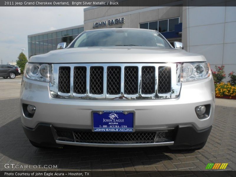 Bright Silver Metallic / Black 2011 Jeep Grand Cherokee Overland