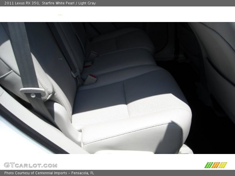 Starfire White Pearl / Light Gray 2011 Lexus RX 350