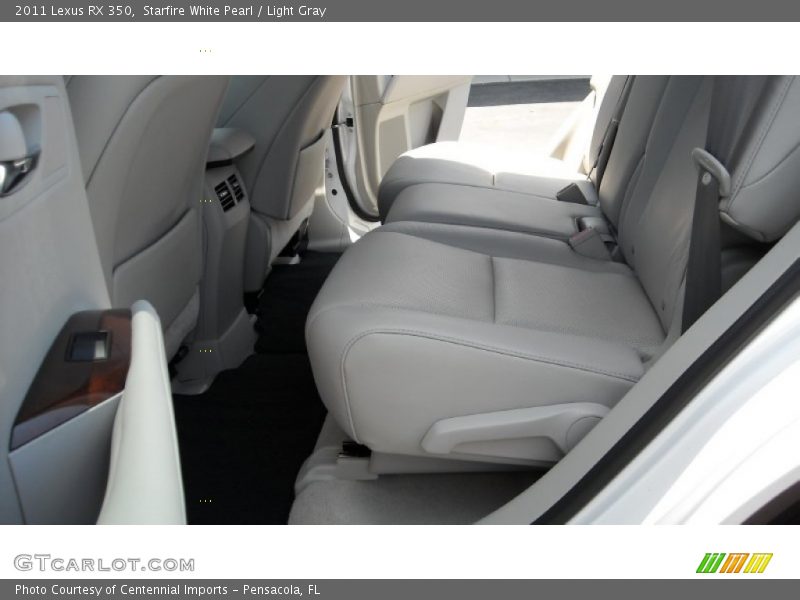 Starfire White Pearl / Light Gray 2011 Lexus RX 350