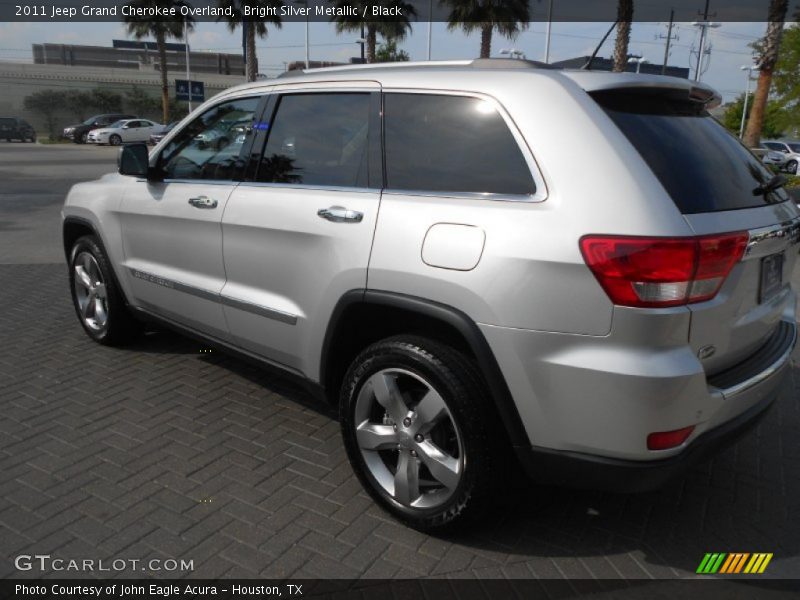 Bright Silver Metallic / Black 2011 Jeep Grand Cherokee Overland