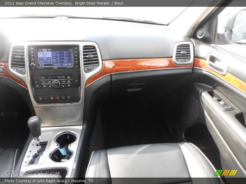 Bright Silver Metallic / Black 2011 Jeep Grand Cherokee Overland