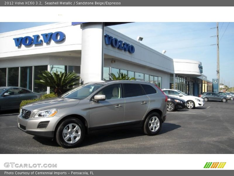 Seashell Metallic / Sandstone Beige/Espresso 2012 Volvo XC60 3.2
