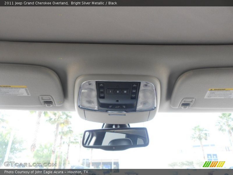 Bright Silver Metallic / Black 2011 Jeep Grand Cherokee Overland