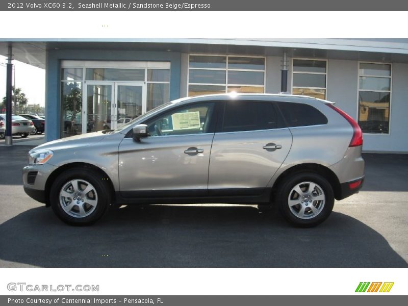 Seashell Metallic / Sandstone Beige/Espresso 2012 Volvo XC60 3.2