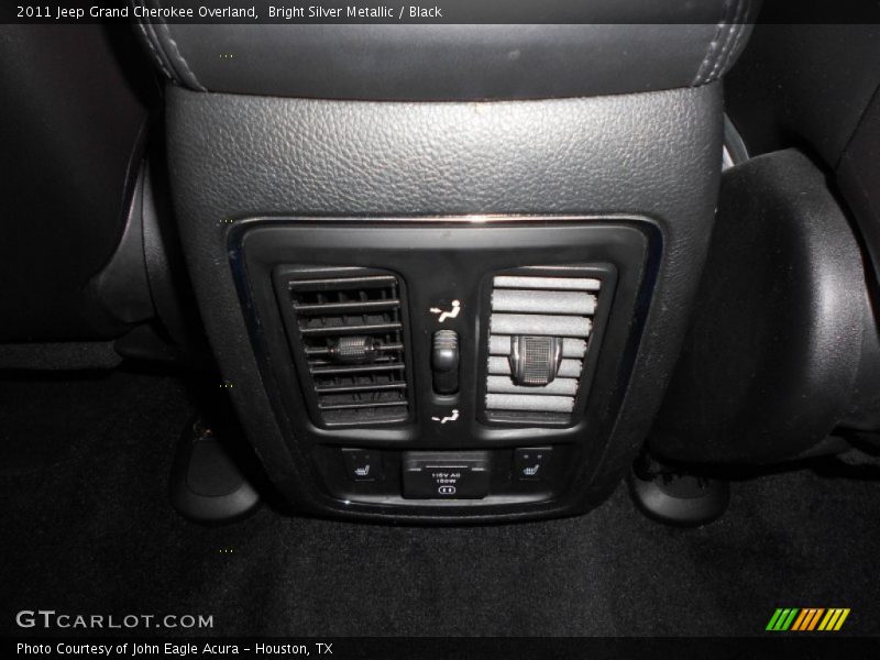 Bright Silver Metallic / Black 2011 Jeep Grand Cherokee Overland