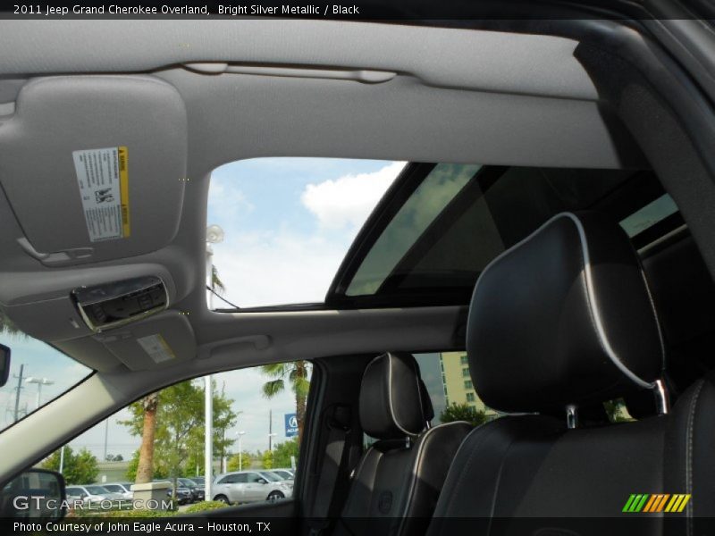 Bright Silver Metallic / Black 2011 Jeep Grand Cherokee Overland