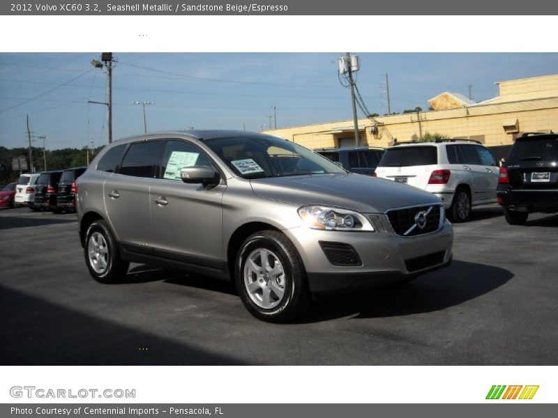 Seashell Metallic / Sandstone Beige/Espresso 2012 Volvo XC60 3.2