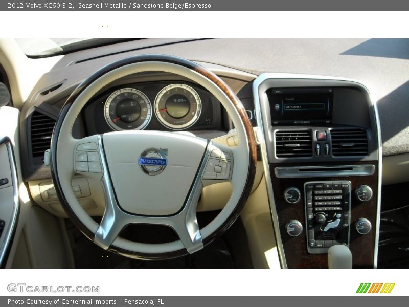 Seashell Metallic / Sandstone Beige/Espresso 2012 Volvo XC60 3.2
